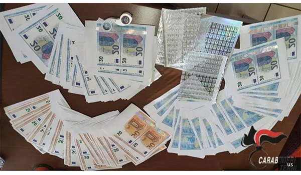 Terni, 18enne arrestato con 35mila euro in banconote false
