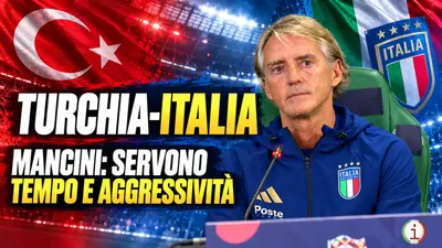 Italia, Mancini alla vigilia della Turchia: «Servono tempo, pressing e maggiore aggressività» Video