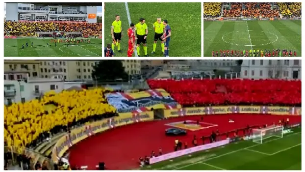 Catanzaro-Cosenza 4-0, i giallorossi travolgono i cugini rossoblù aggiudicandosi il derby