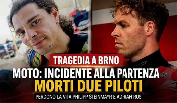 Tragedia a Brno, due piloti perdono la vita al via della gara: annullato il resto del programma