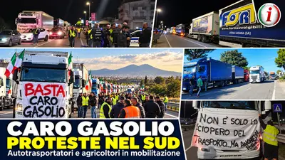 Caro gasolio nel Sud la protesta di camionisti e agricoltori coinvolge strade e porti