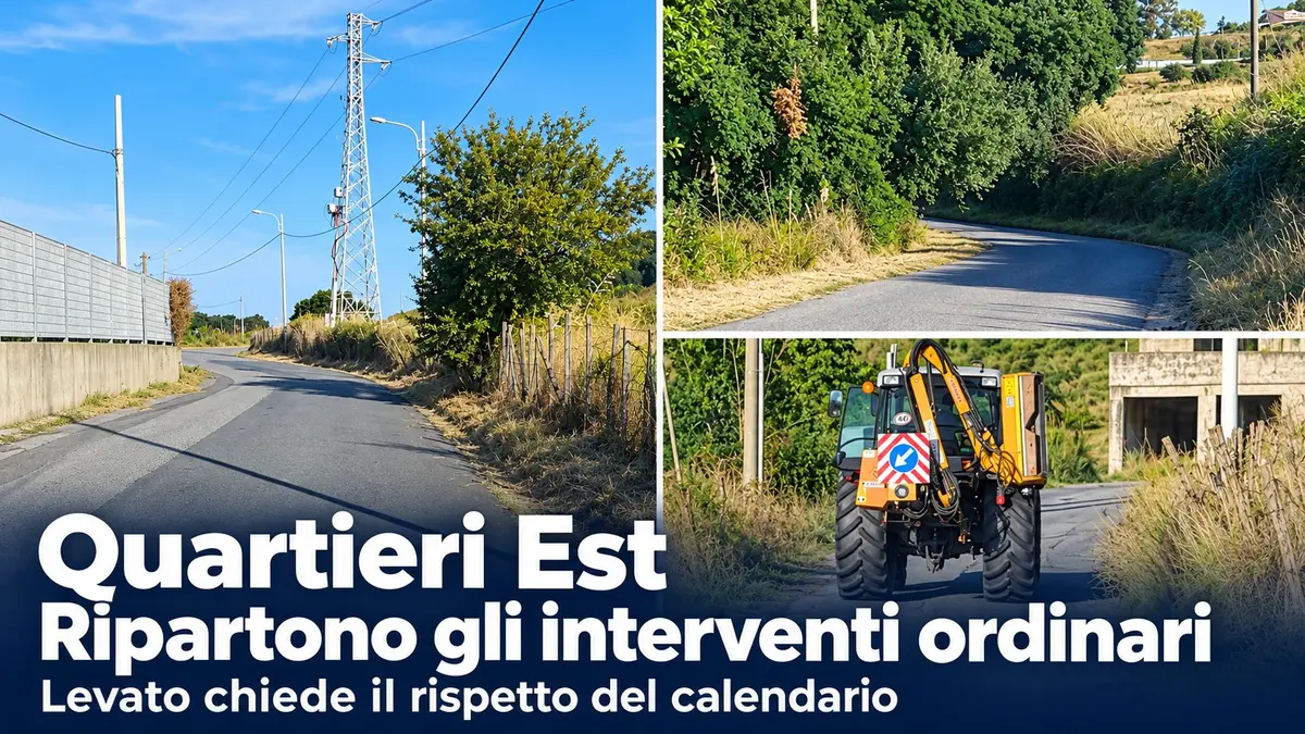 Catanzaro quartieri Est interventi ordinari al via dopo la richiesta di priorità di Levato