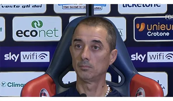 Benevento-Crotone, Longo: “Squali senza alibi, servono coraggio e duelli” (Video)