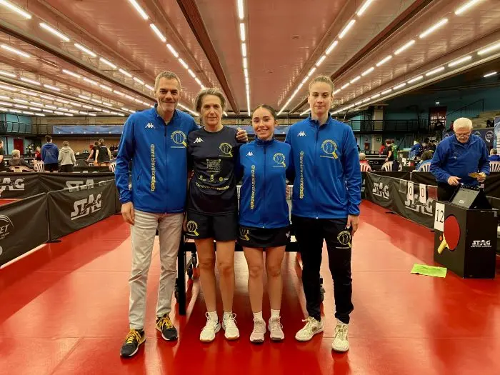 Tennistavolo Norbello: la A2 femminile Guilcer fa flop e retrocede in serie B