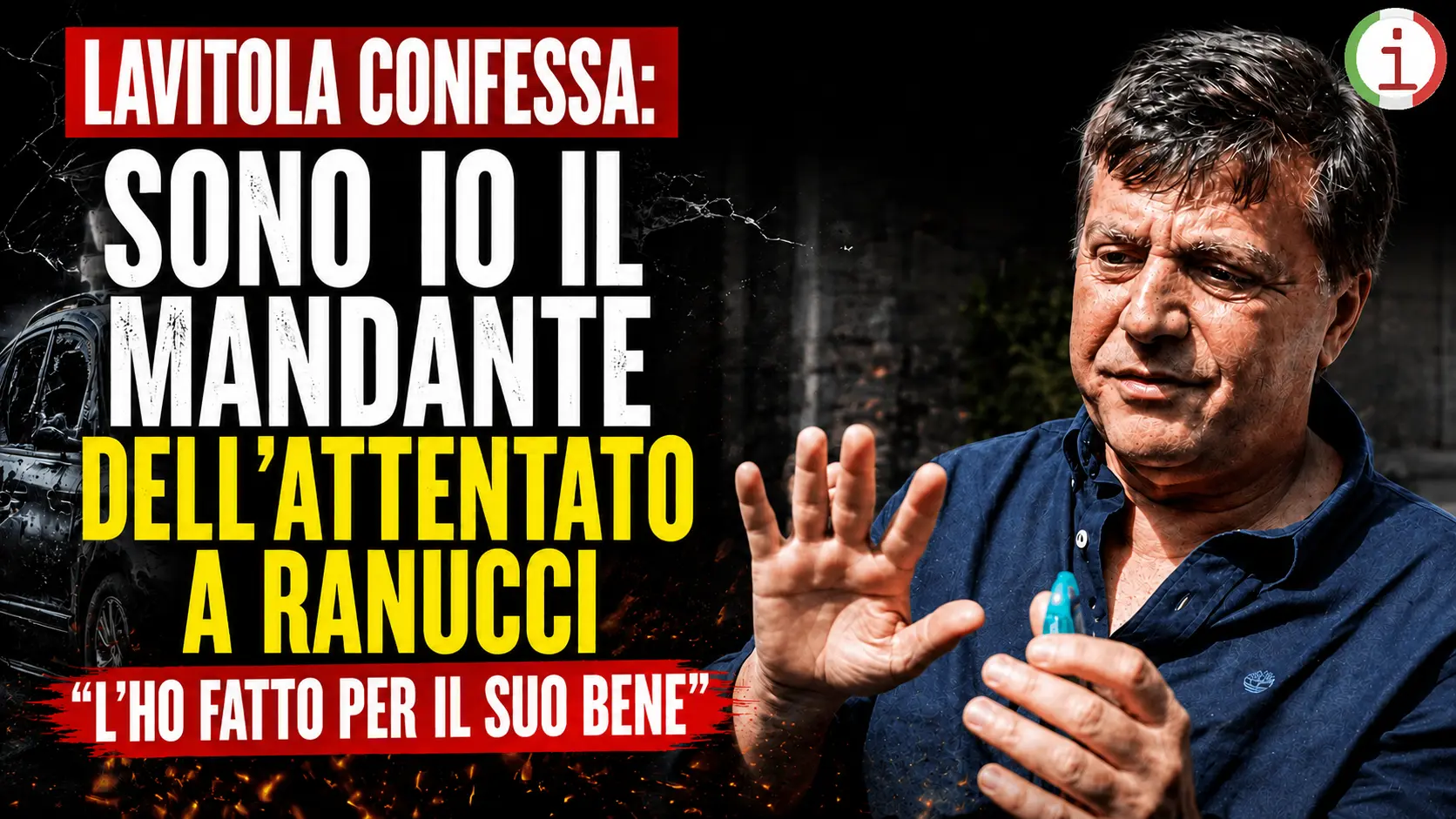Attentato a Sigfrido Ranucci, svolta nell’inchiesta: Lavitola confessa di essere il mandante