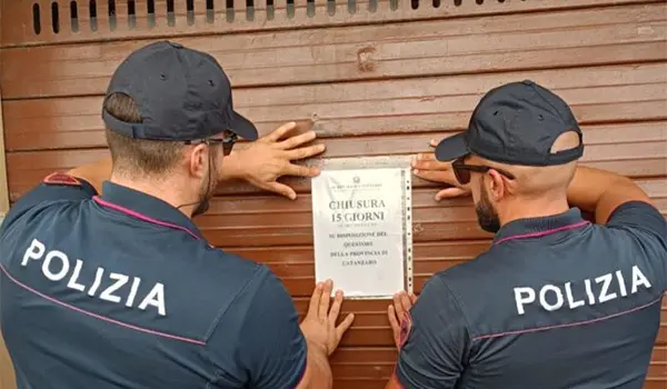 Licenza sospesa a un bar di Lamezia Terme: frequentato da pregiudicati, chiusura disposta dal Questore