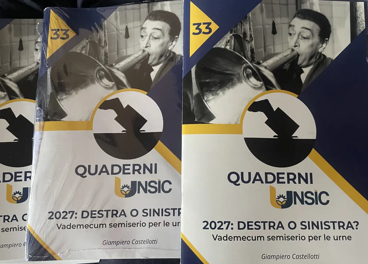 Politiche 2027, il Quaderno Unsic inaugura già la satira
