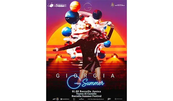 Roccella Summer Festival 2026, tutto pronto per la prima data calabrese di Giorgia. Il concerto il 1° agosto al Teatro al Castello