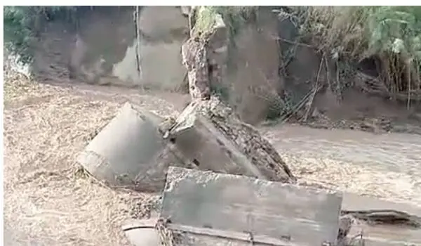 Talerico e Vavalà sui lavori del Ponte Fiume Cottola di Maida