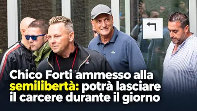 Chico Forti ammesso alla semilibertà: potrà lasciare il carcere durante il giorno