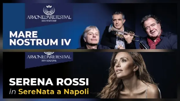 Armonie d’Arte, doppio appuntamento a Scolacium: 4 agosto con Paolo Fresu, Richard Galliano e Jan Lundgren ed il grande Jazz di “Mare Nostrum” ed il 5 con Serena Rossi e la sua “Serenata a Napoli”