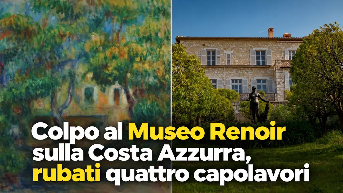 Colpo al Museo Renoir sulla Costa Azzurra, rubati quattro capolavori