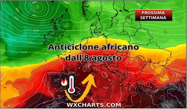 Meteo: temporali e nubifragi in arrivo, ma torna il caldo africano