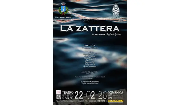 La compagnia della pigna presenta "La Zattera", in scena al Teatro Gambaro di San Fili