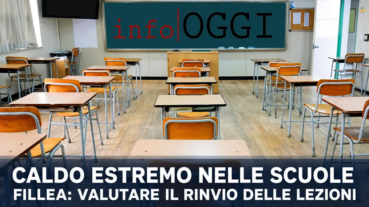 Caldo estremo nelle scuole calabresi Fillea CGIL valuta il rinvio delle lezioni