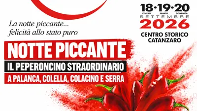 Notte Piccante, il Peperoncino Straordinario a Palanca, Colella, Colacino e Serra