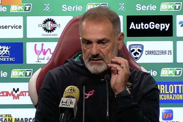 Frosinone calcio, Vincenzo Vivarini ai saluti