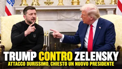Trump contro Zelensky: attacco durissimo e richiesta di un nuovo presidente per l'Ucraina