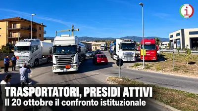 Trasportatori del Sud, i presidi restano attivi in tre regioni