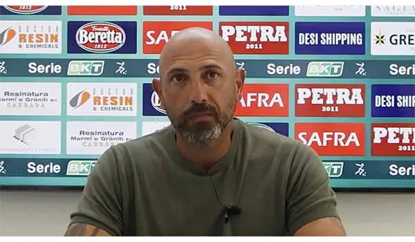 Catanzaro-Carrarese: le parole di mister Calabro alla vigilia del Match (Video)