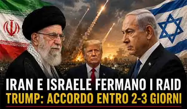 Iran e Israele verso lo stop ai raid Trump apre all’accordo entro pochi giorni