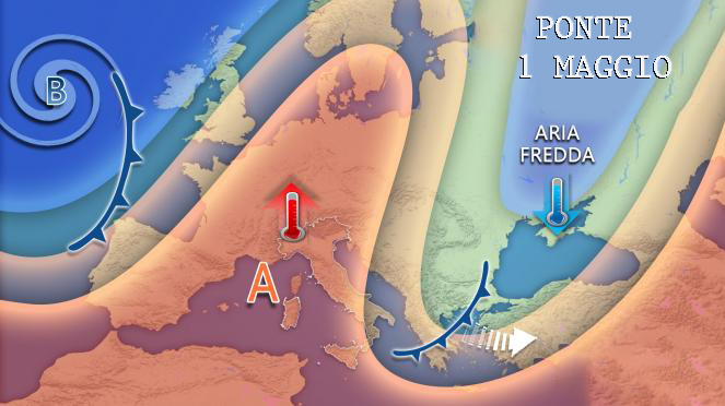 Meteo Italia: piogge in movimento verso il Centro-Sud e schiarite al Nord nelle prossime ore