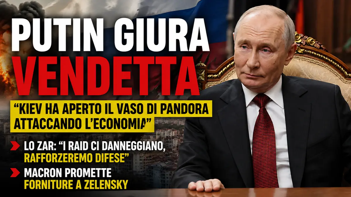 Guerra. Putin avverte Kiev dopo gli attacchi in Russia: nuove rappresaglie e difese aeree rafforzate