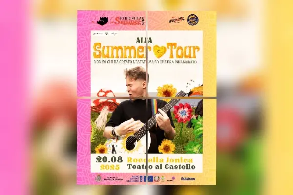 Roccella Summer Festival 2025, il 20 agosto arriva Alfa con “Non so chi ha creato il mondo ma so che era innamorato”