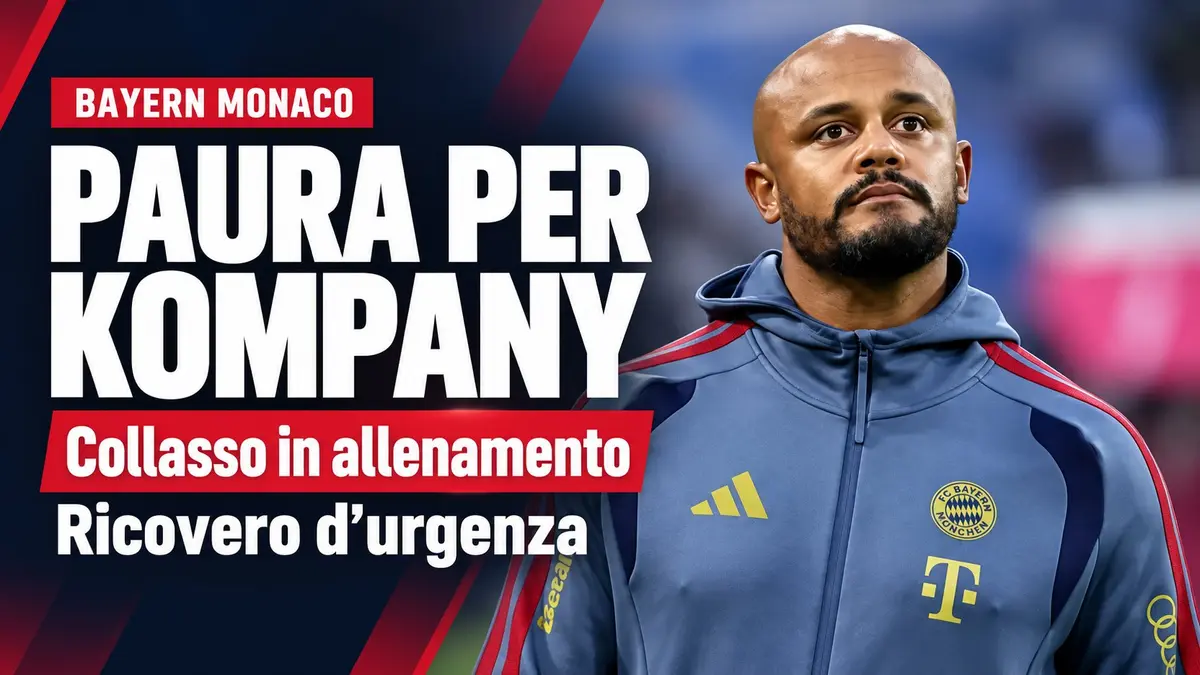 Kompany, paura al Bayern Monaco: collasso in allenamento e ricovero d'urgenza
