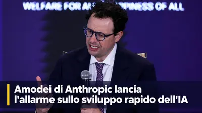 Amodei di Anthropic lancia l'allarme sullo sviluppo rapido dell'IA