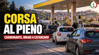 Carburante, scatta la corsa al pieno in Calabria: distributori a secco a Catanzaro