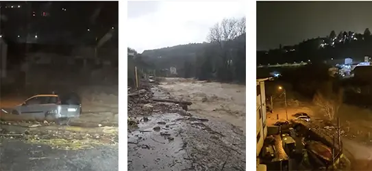 Maltempo in Calabria: emergenza a Cosenza e Vibo Valentia, oltre 200 interventi dei Vigili del Fuoco