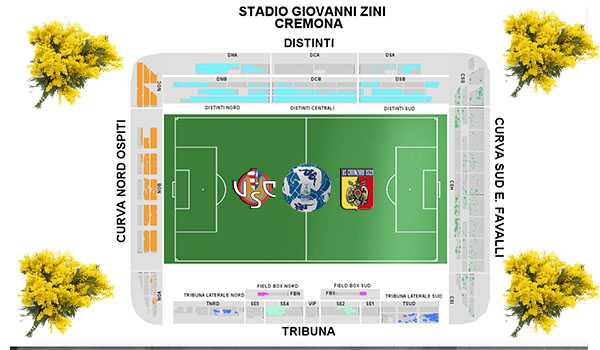 Festa della Donna: biglietti speciali per Cremonese-Catanzaro, 29ª Giornata di Serie B, i dettagli