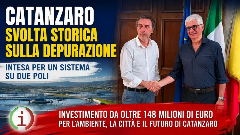 Catanzaro cambia volto alla depurazione, progetto da 148 milioni tra Germaneto e Castace