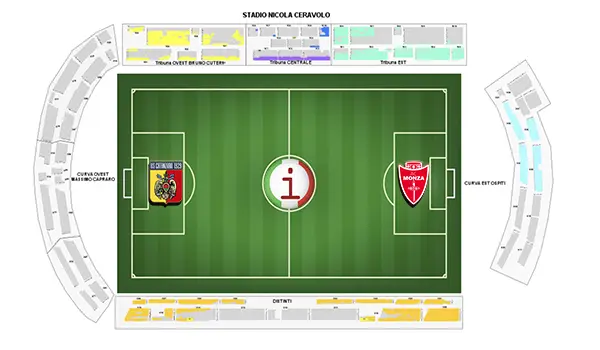 Serie B 33ª giornata, Catanzaro–Monza: al via la prevendita biglietti