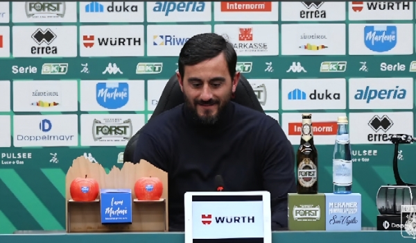 Sudtirol-Catanzaro, Aquilani nel dopo gara. Video