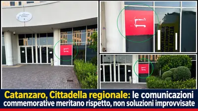 Catanzaro, Cittadella regionale: le comunicazioni commemorative meritano rispetto, non soluzioni improvvisate