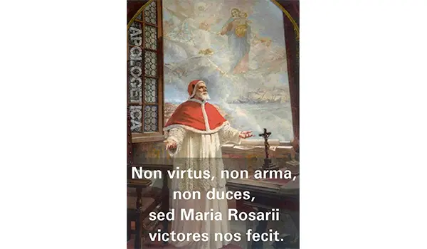 7 Ottobre, la Madonna della Vittoria