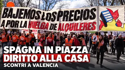 Spagna in piazza per il diritto alla casa, scontri a Valencia