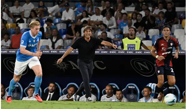 Serie A: il Napoli vince all’ultimo respiro, Anguissa segna al 95’ contro il Cagliari