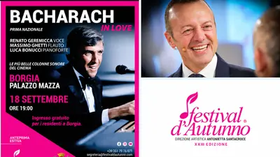 Festival d’Autunno: a Borgia la Prima Nazionale di “Bacharach in Love”