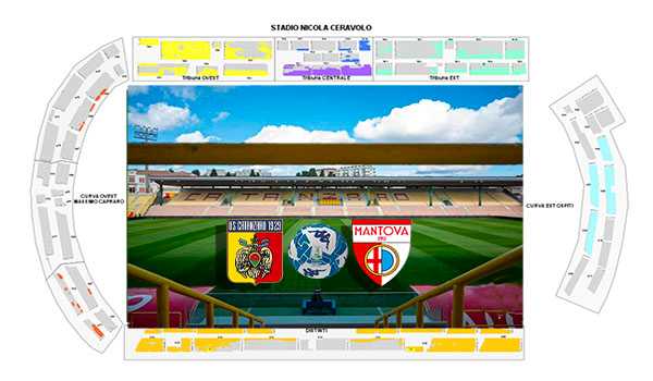 Calcio Serie B, 14ª giornata: Catanzaro-Mantova, tutte le informazioni sui biglietti