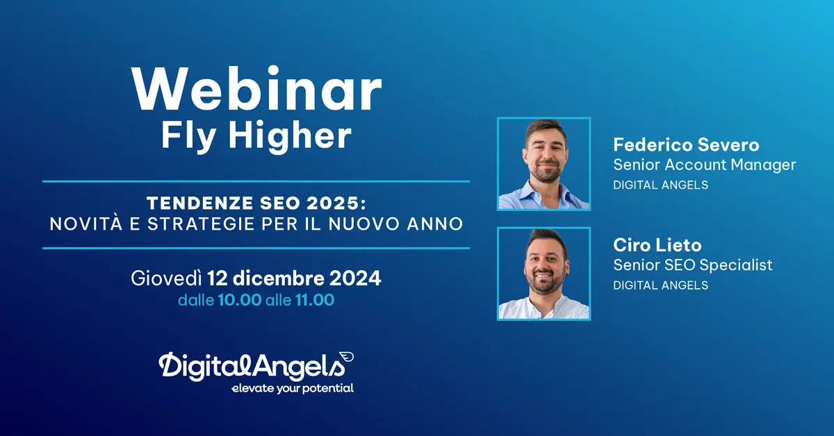 Webinar - Tendenze SEO 2025:  Novità e Strategie per il nuovo anno