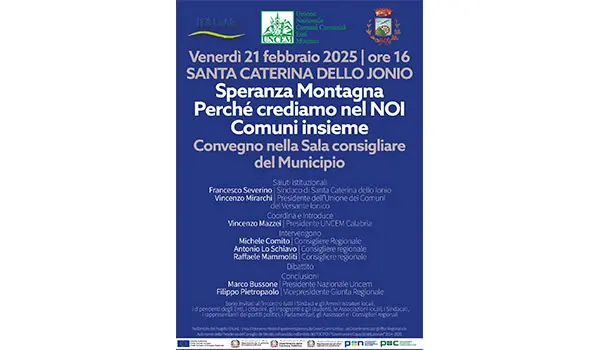 Montagna e Comuni: uniti per il futuro del territorio. 