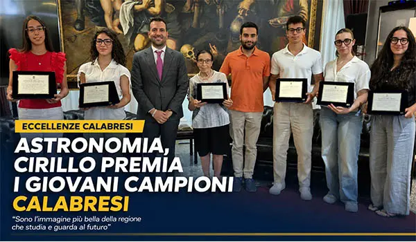 Astronomia in Calabria, premiati i giovani talenti che rappresenteranno l'Italia nel mondo