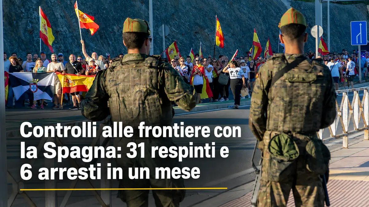 Controlli alle frontiere con la Spagna: 31 respinti e 6 arresti in un mese