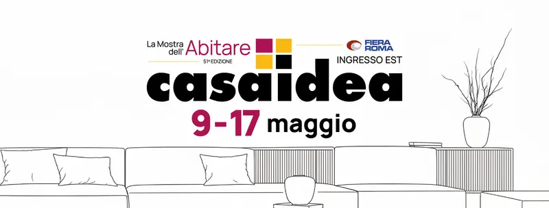Casaidea 2026, tante idee per abitare la bella stagione dal 9 al 17 maggio alla Fiera Roma