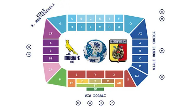 Modena-Catanzaro: al via la prevendita per il big match del 29 marzo!