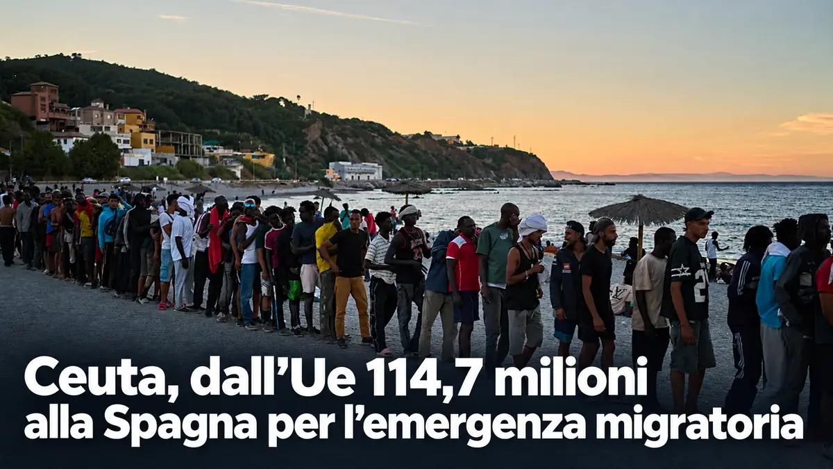 La Ue stanzia 114,7 milioni alla Spagna per la crisi migratoria a Ceuta