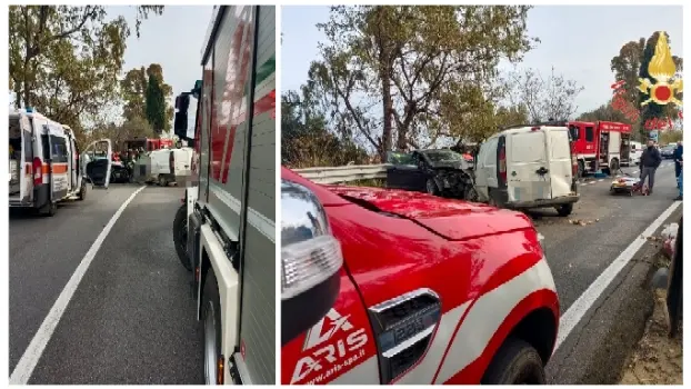 Incidente mortale sulla SS 182: intervento dei Vvf giovane perde la vita.
